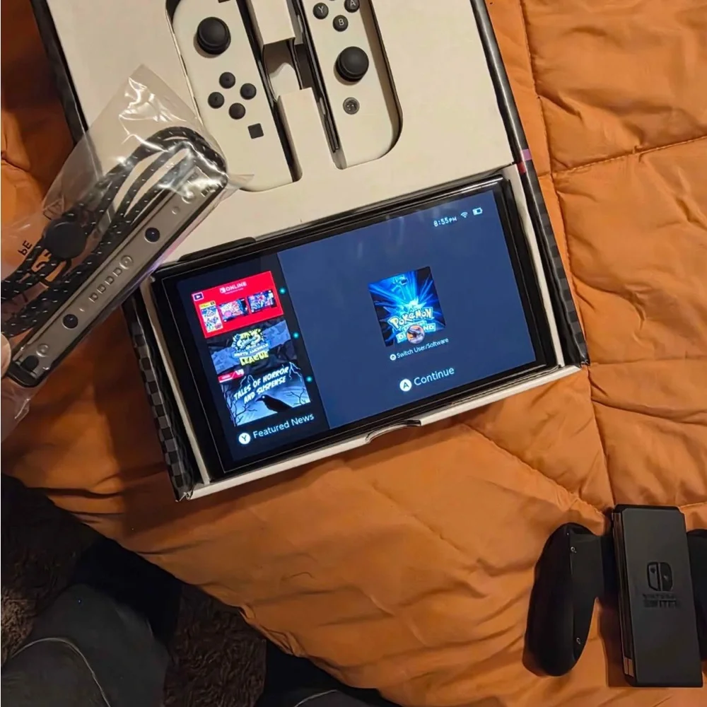 Nintendo Switch OLED Console - White and Black